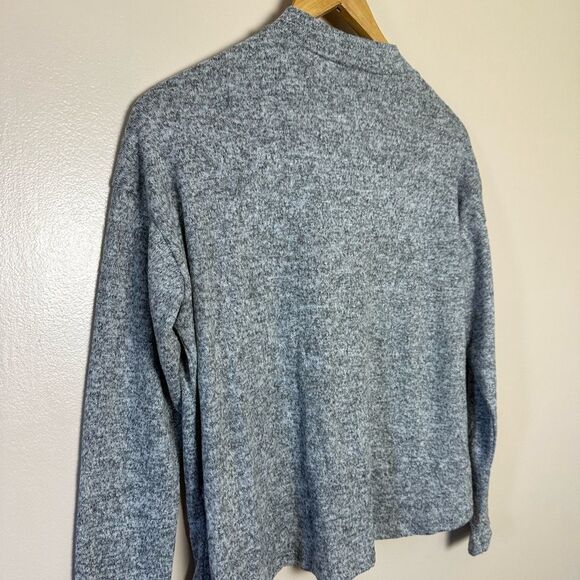 CLEARANCE! Gray Boutique Mock Neck Sweater Size S NWT - Picture 4 of 5